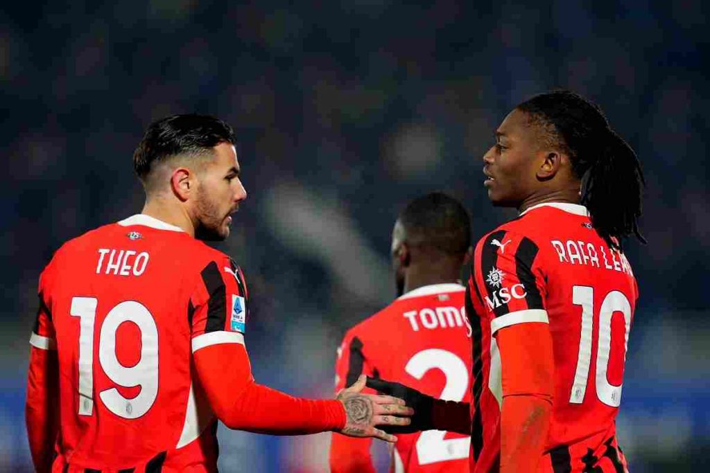 Como-Milan 1-2, Theo e Leao la ribaltano. Rossoneri settimi