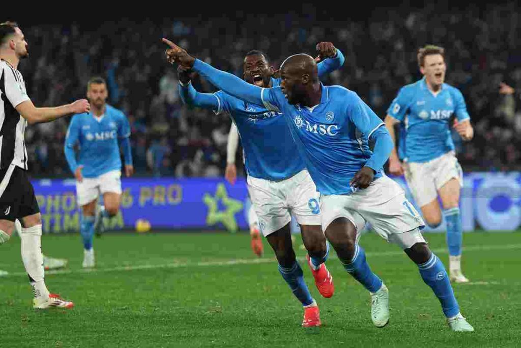 Napoli-Juventus 2-1, Anguissa e Lukaku mandano KO i bianconeri