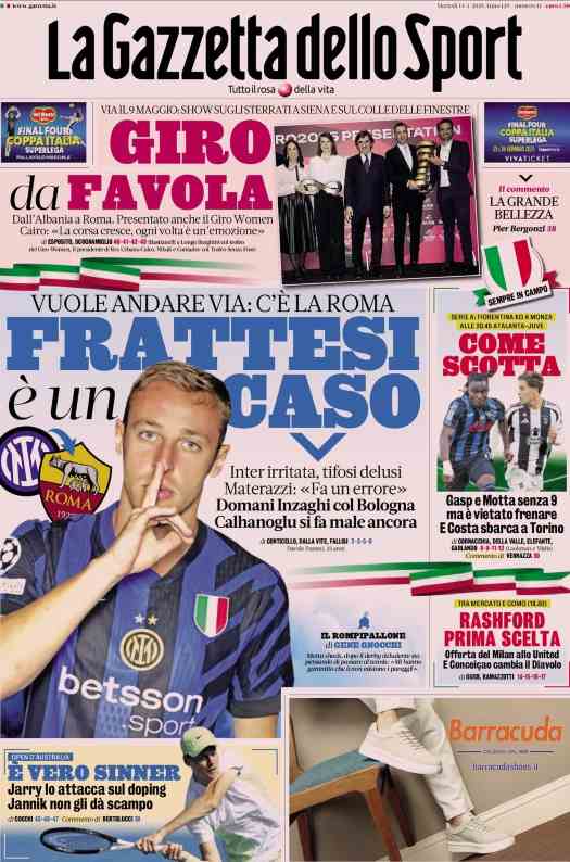 In prima pagina, i giornali in edicola oggi 14 gennaio 2025