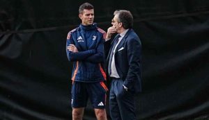 Thiago Motta e Cristiano Giuntoli