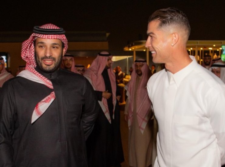 Cristiano Ronaldo e Mohamed Bin Salmán